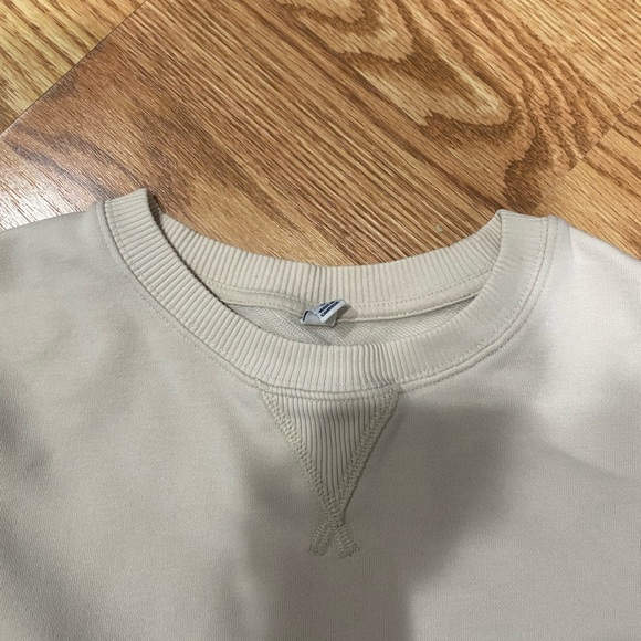 Uniqlo Beige Cream Sweatshirt XS - Picture 4 of 4